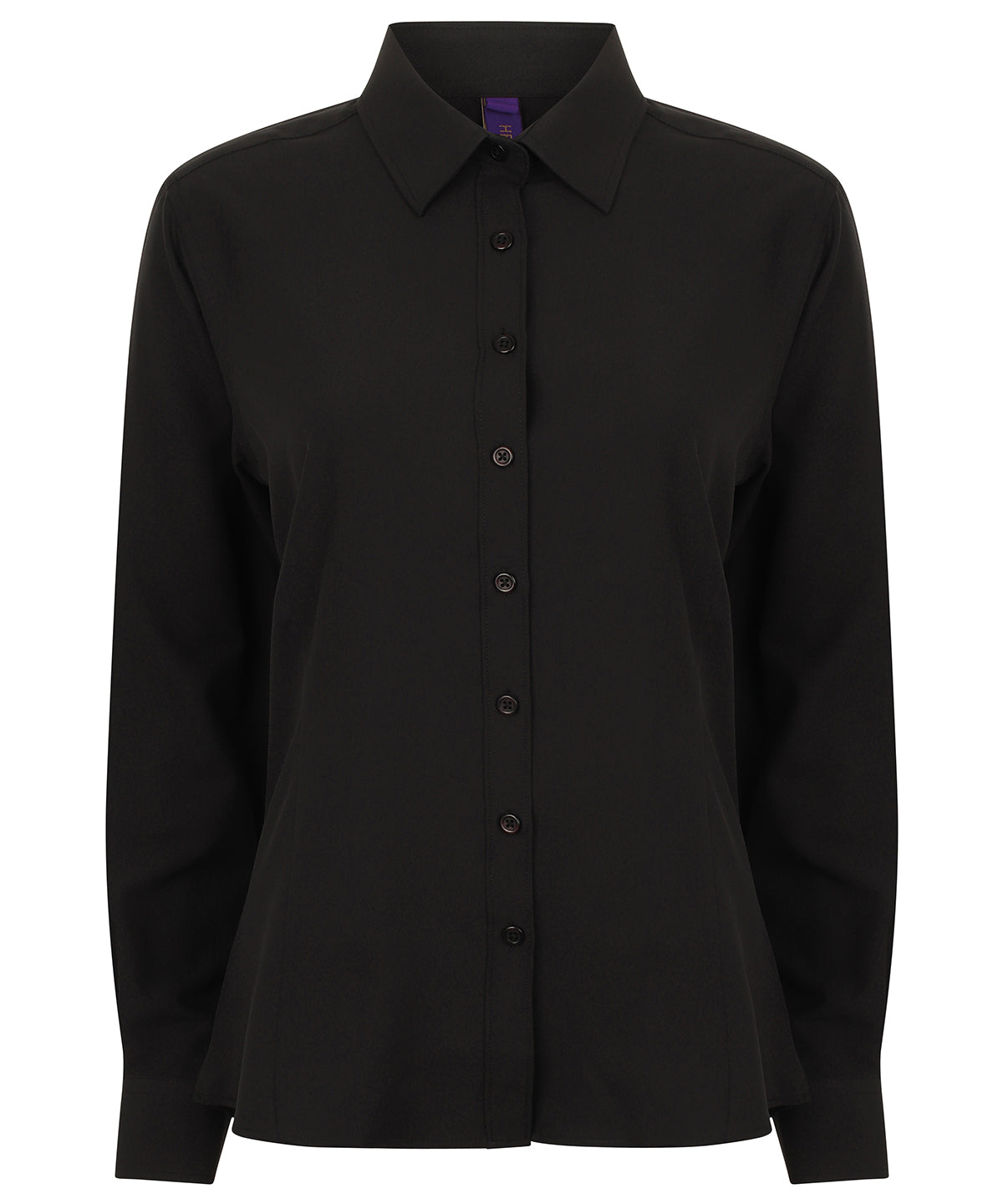 Women's wicking antibacterial long sleeve shirt - Black