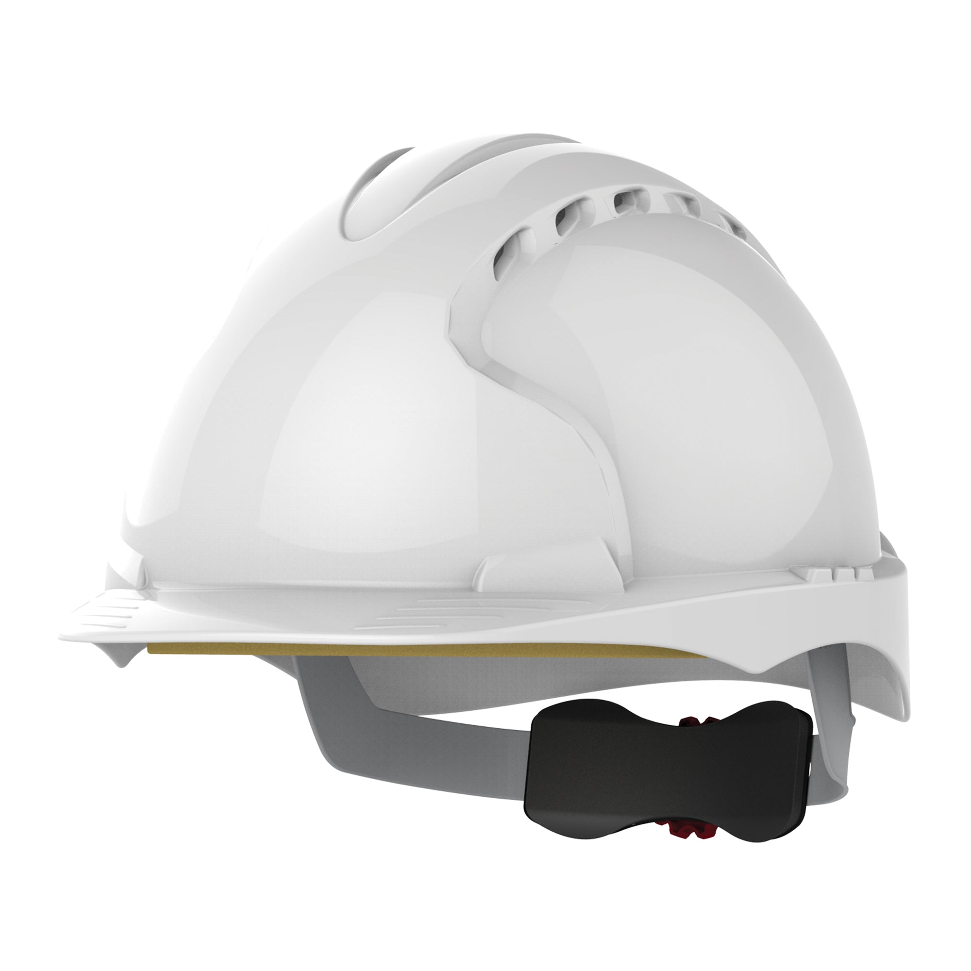 EVO®3 Safety Helmet - Wheel Ratchet - Vented - White - White