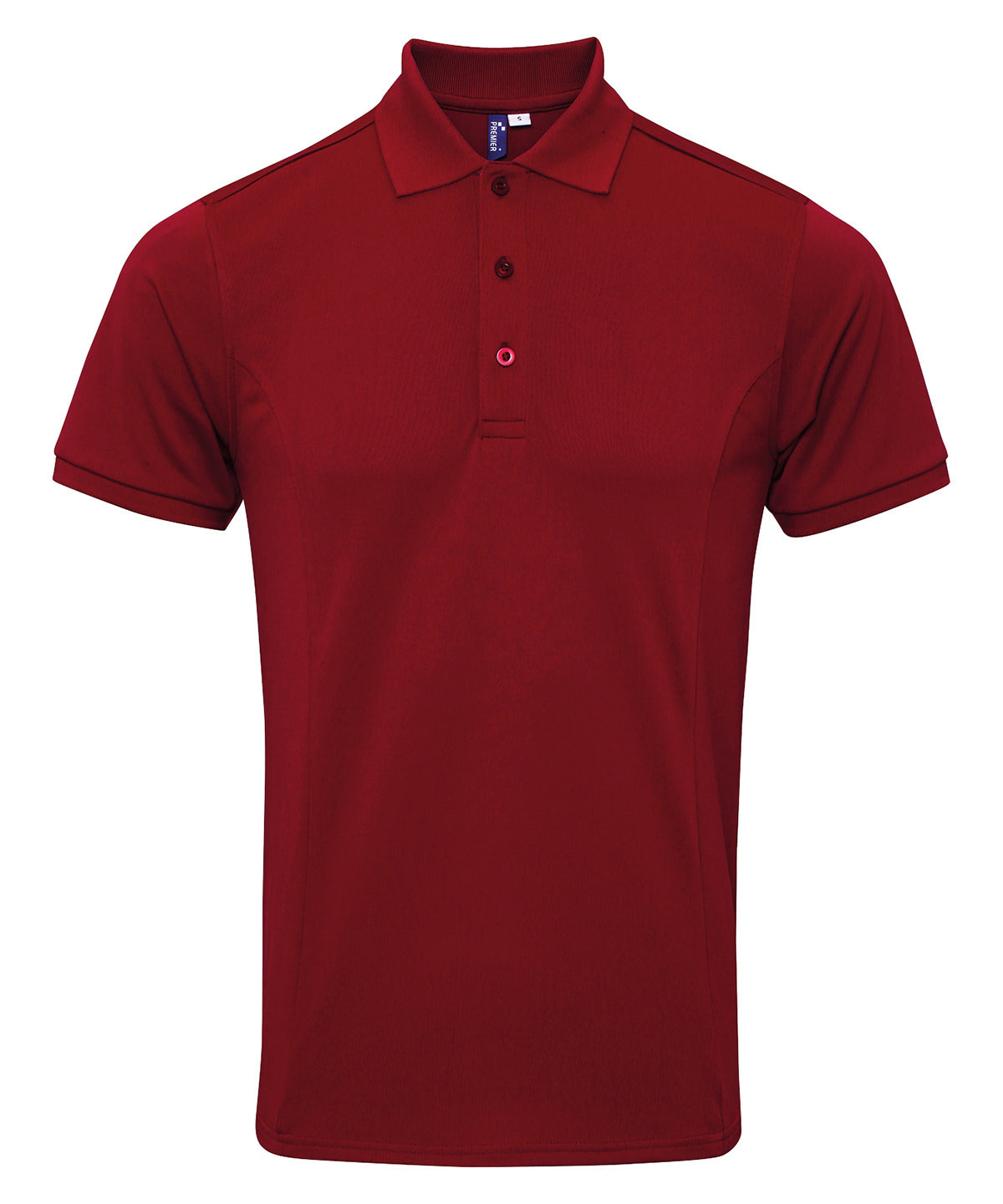 Coolchecker® plus piqué polo with CoolPlus® - Burgundy