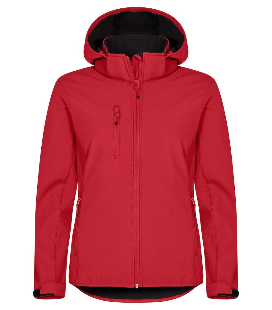 Women's Classic Softshell Hoodie - Red