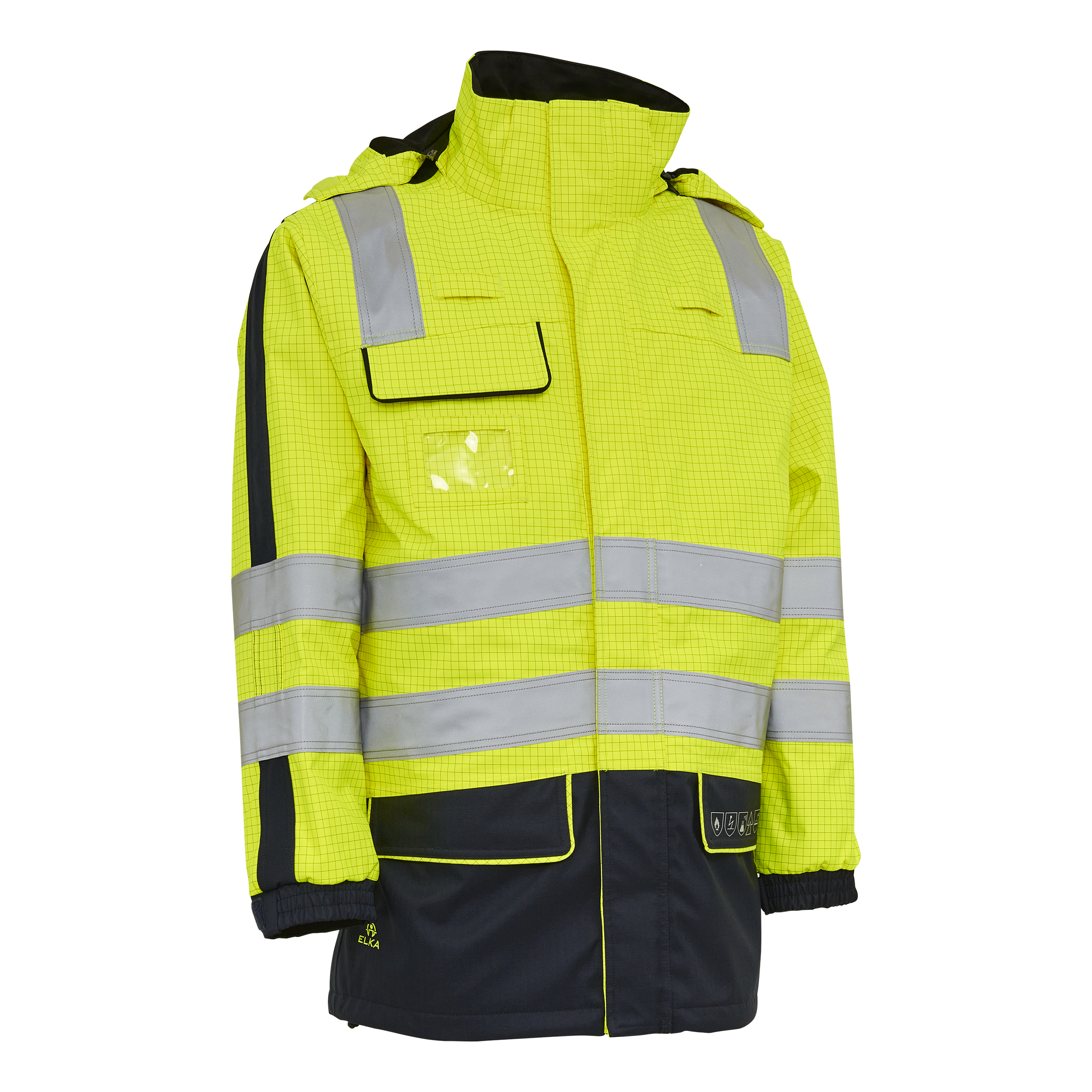 Securetech Multinorm Electric Arc Jacket - Fl. Yell/Navy