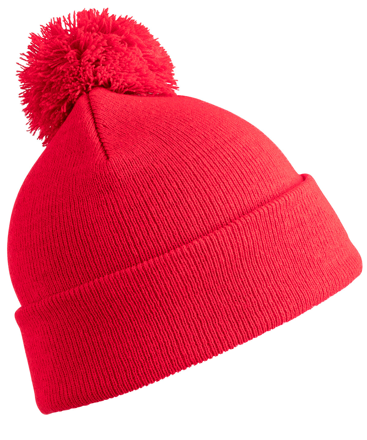 Pom Pom Beanie - Red