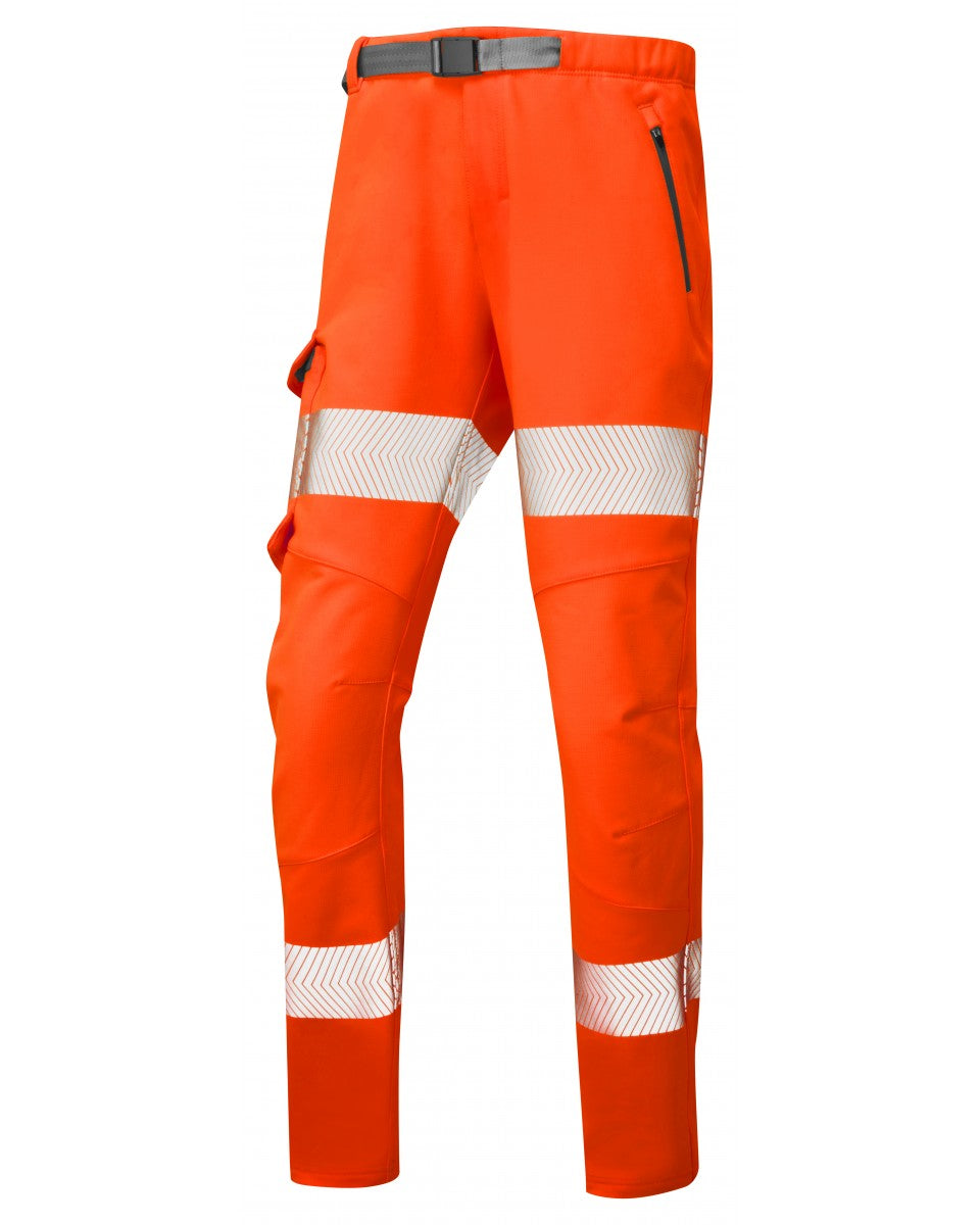 STARCROSS ISO 20471 Cl 2 Women's Stretch Work Trouser - HV Orange