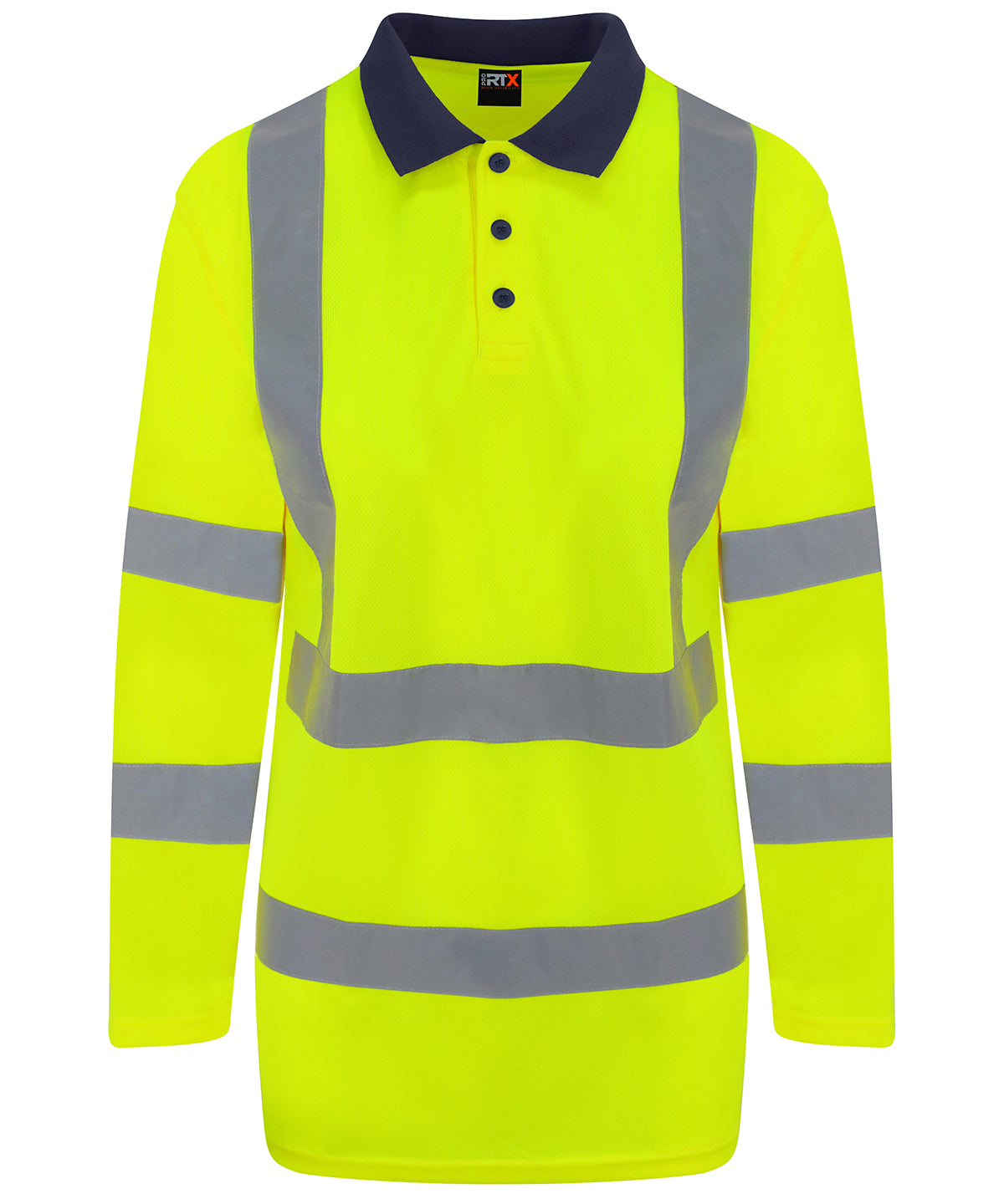 Hi-Vis Long Sleeve Polo Shirt