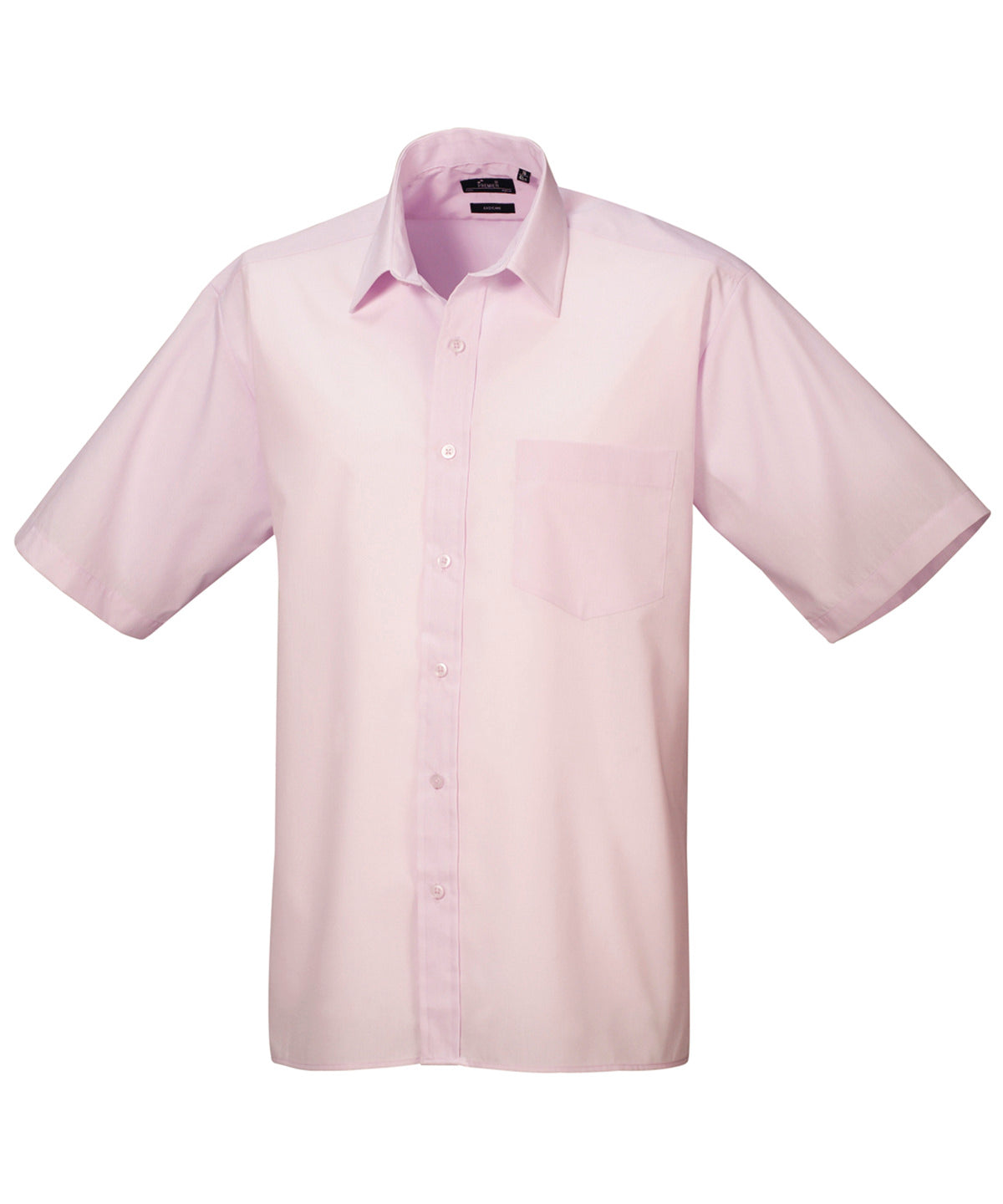 Short sleeve poplin shirt - Pink