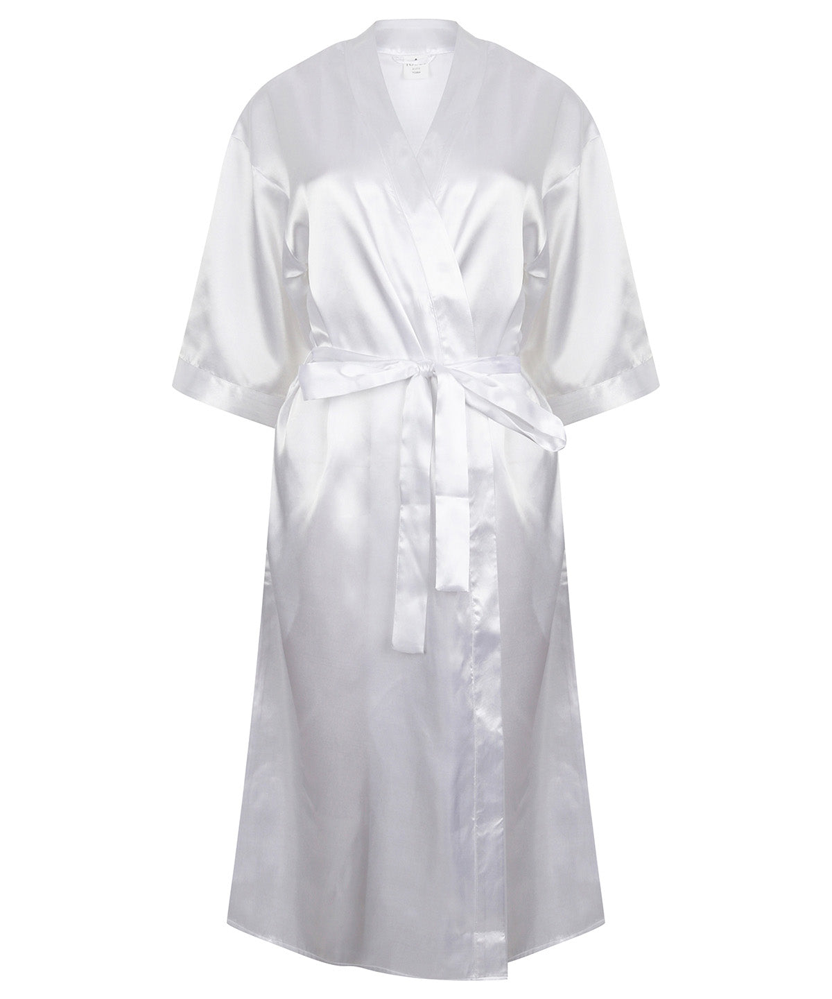 Women's satin robe - White