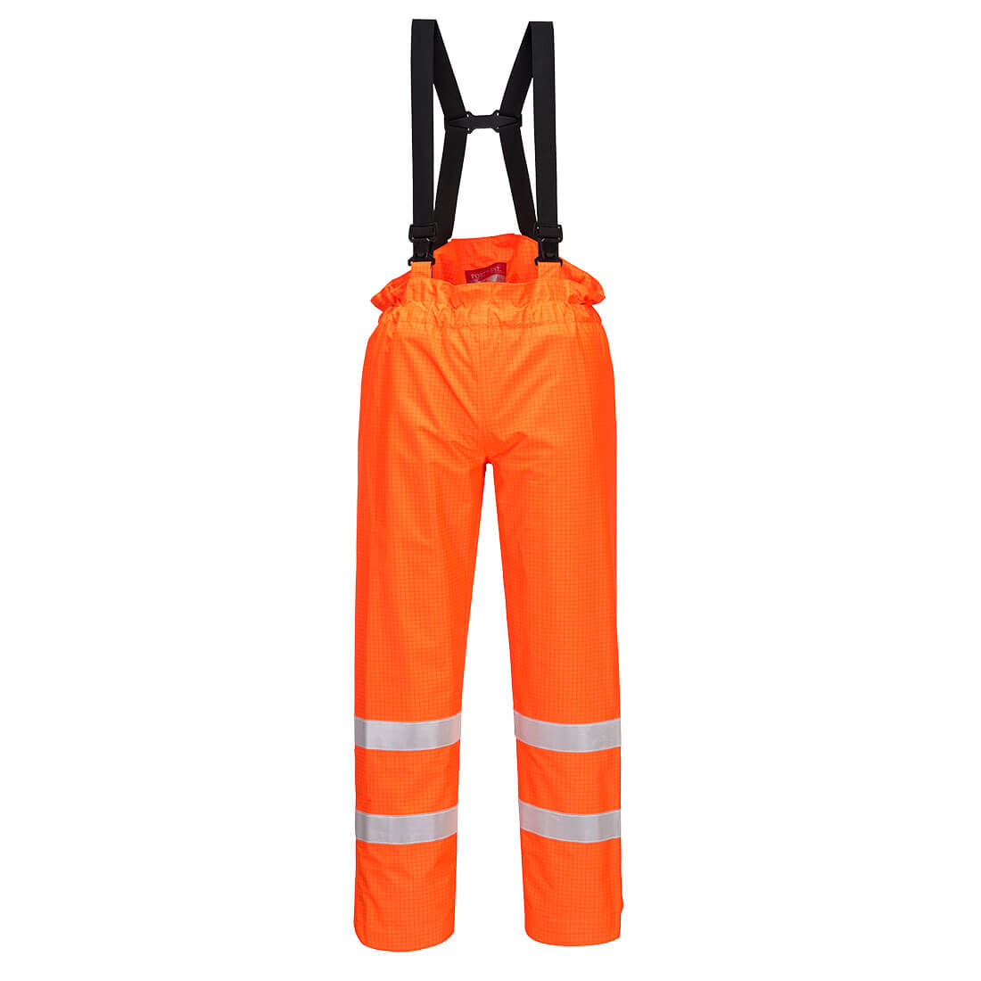 Bizflame Rain Unlined  Hi-Vis Antistatic FR Trouser - Orange
