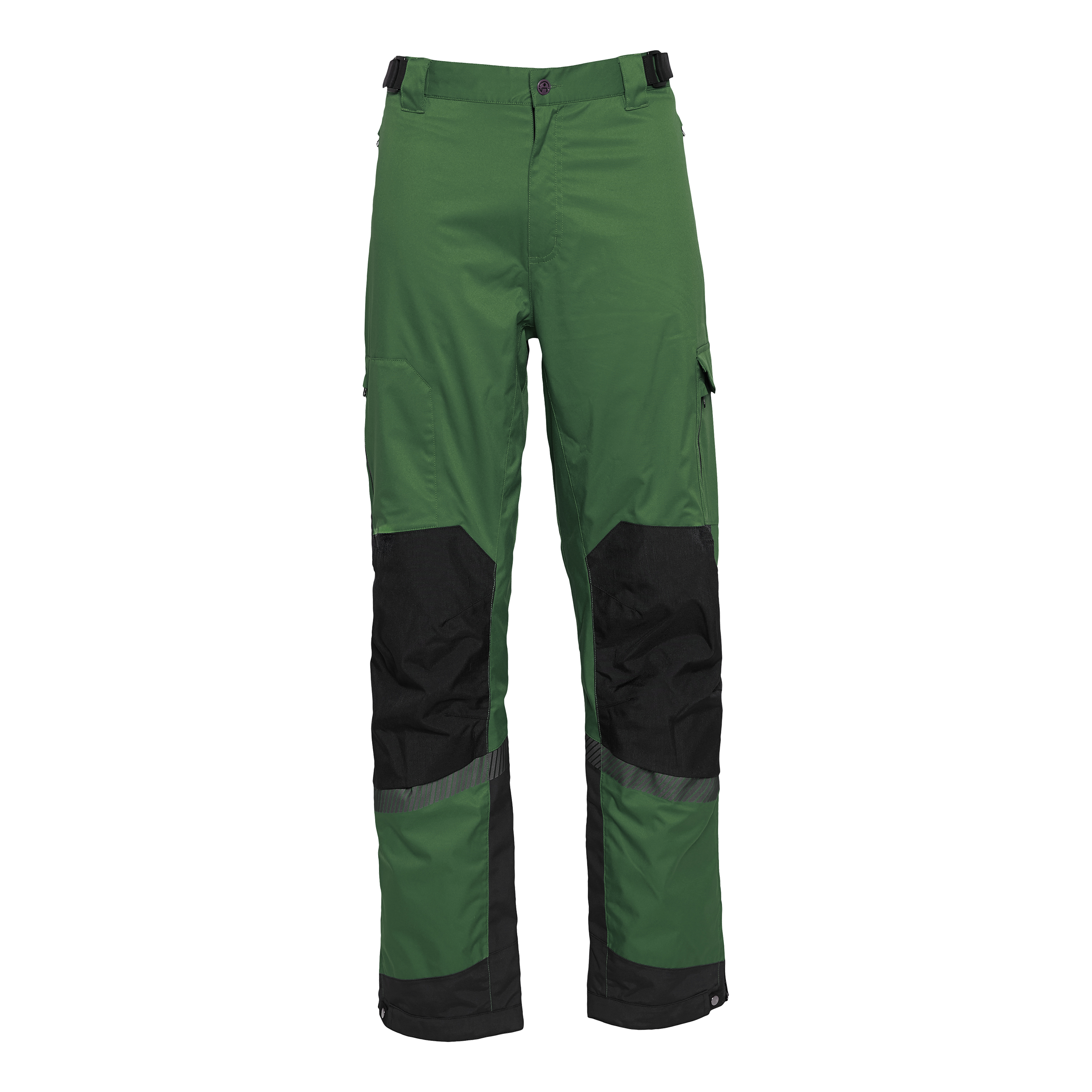Working Xtreme Stretch Waist Trousers - Green/Black
