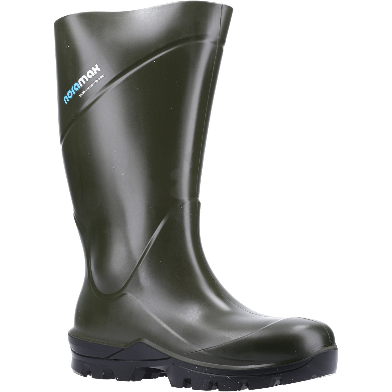 Noramax Pro S5 Full Safety Polyurethane Boot - Green/Black