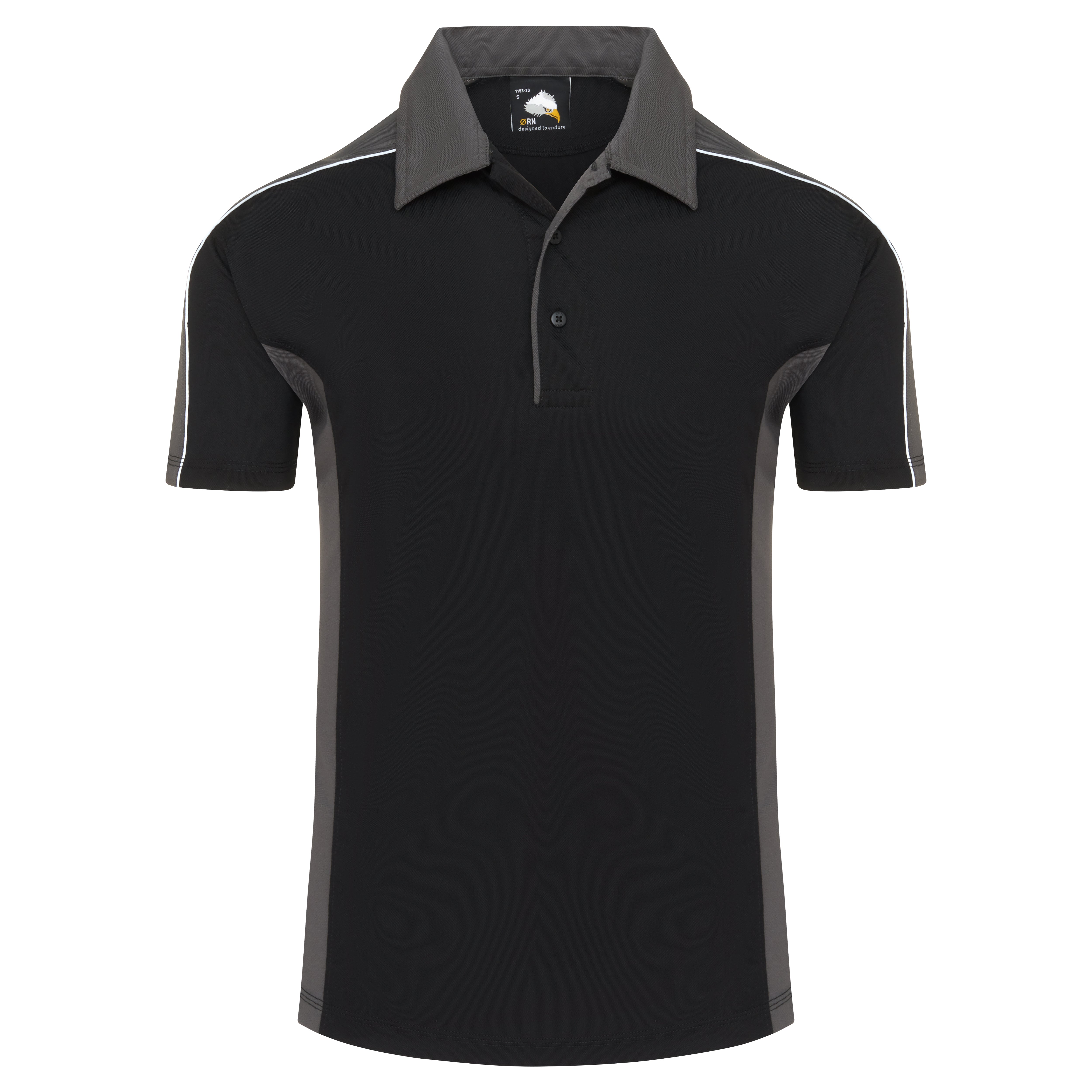 Avocet Wicking Poloshirt - Black/Graphite