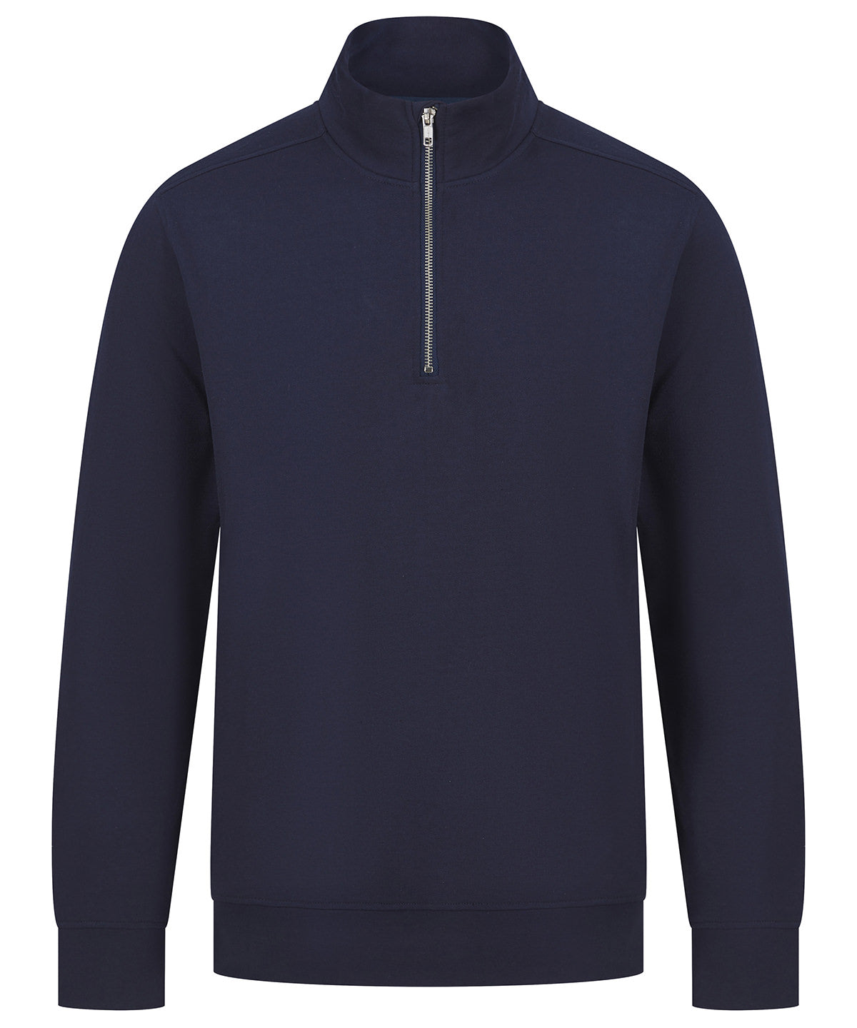 Unisex sustainable 1/4 zip sweatshirt - Navy
