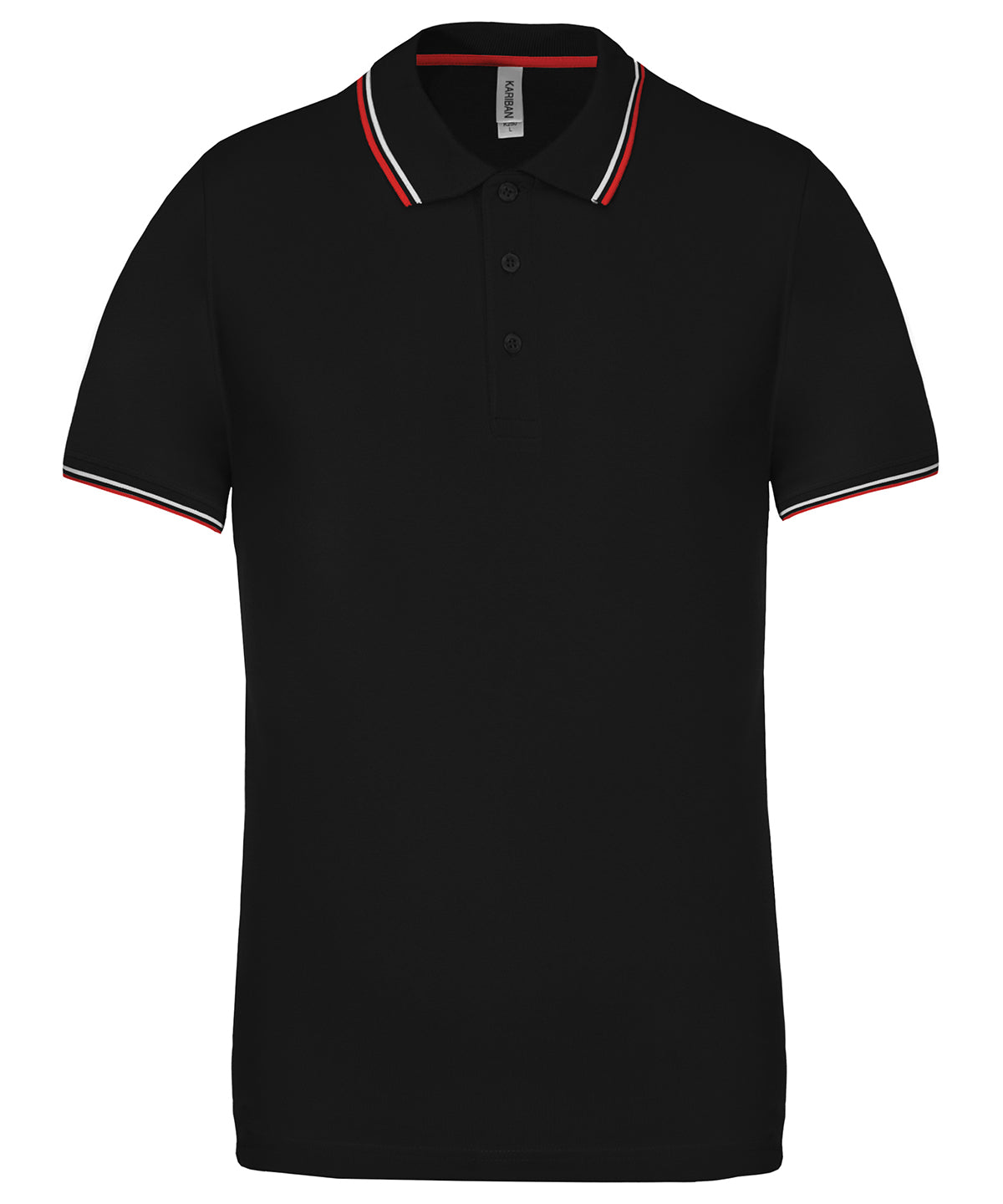 Short sleeve polo shirt - Black