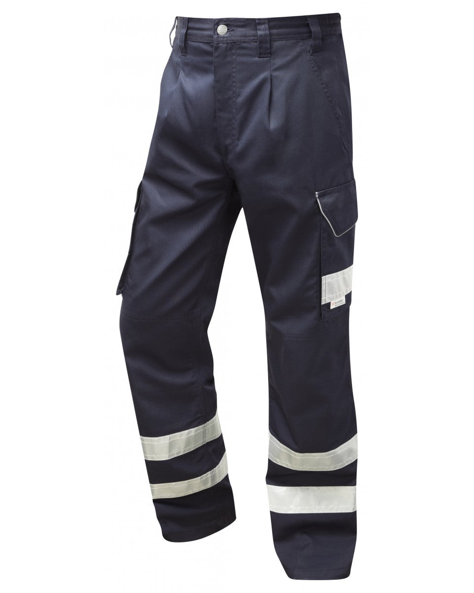 ILFRACOMBE Cargo Style Reflective Poly/Cotton Trouser - Navy