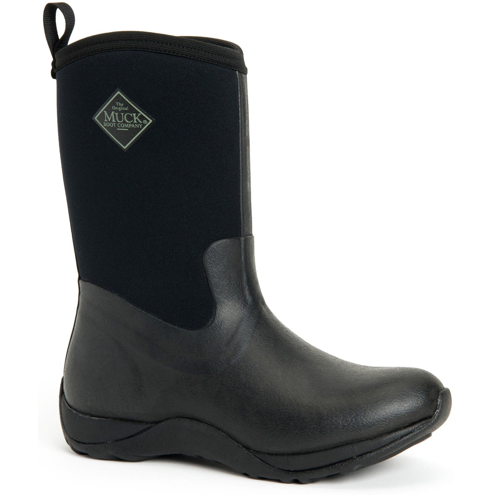 Arctic Weekend Pull On Wellington Boot - Black