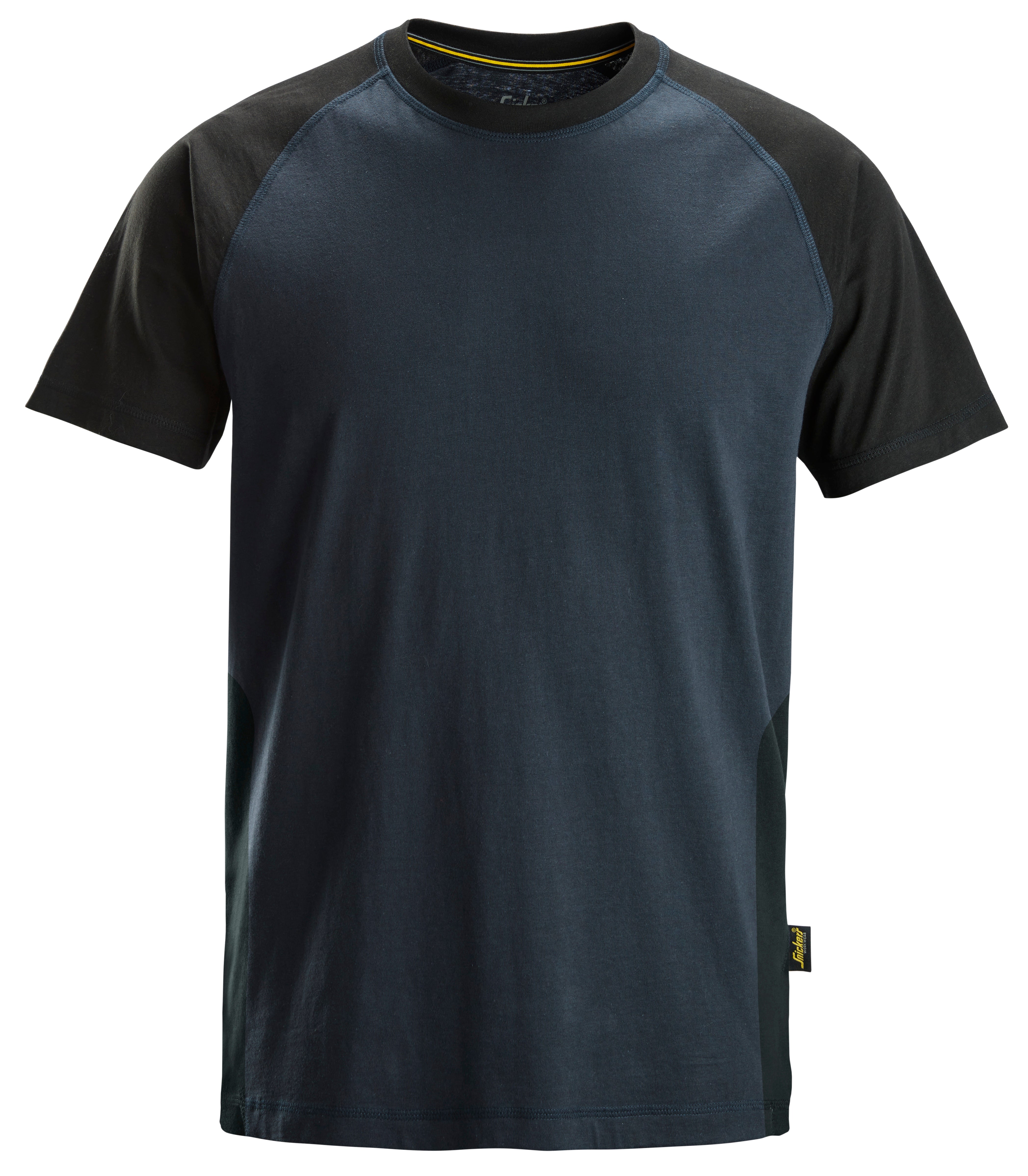 Two-Coloured T-Shirt - Navy\Black - 9504