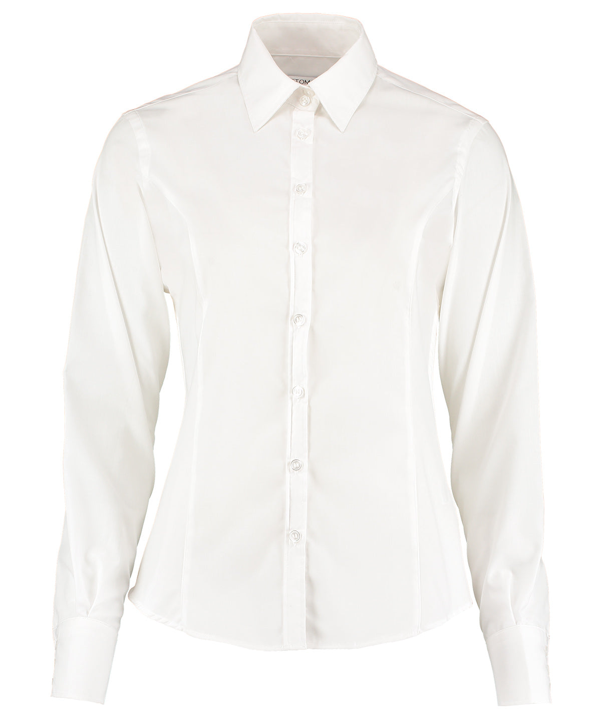Business blouse long-sleeved (tailored fit) - White