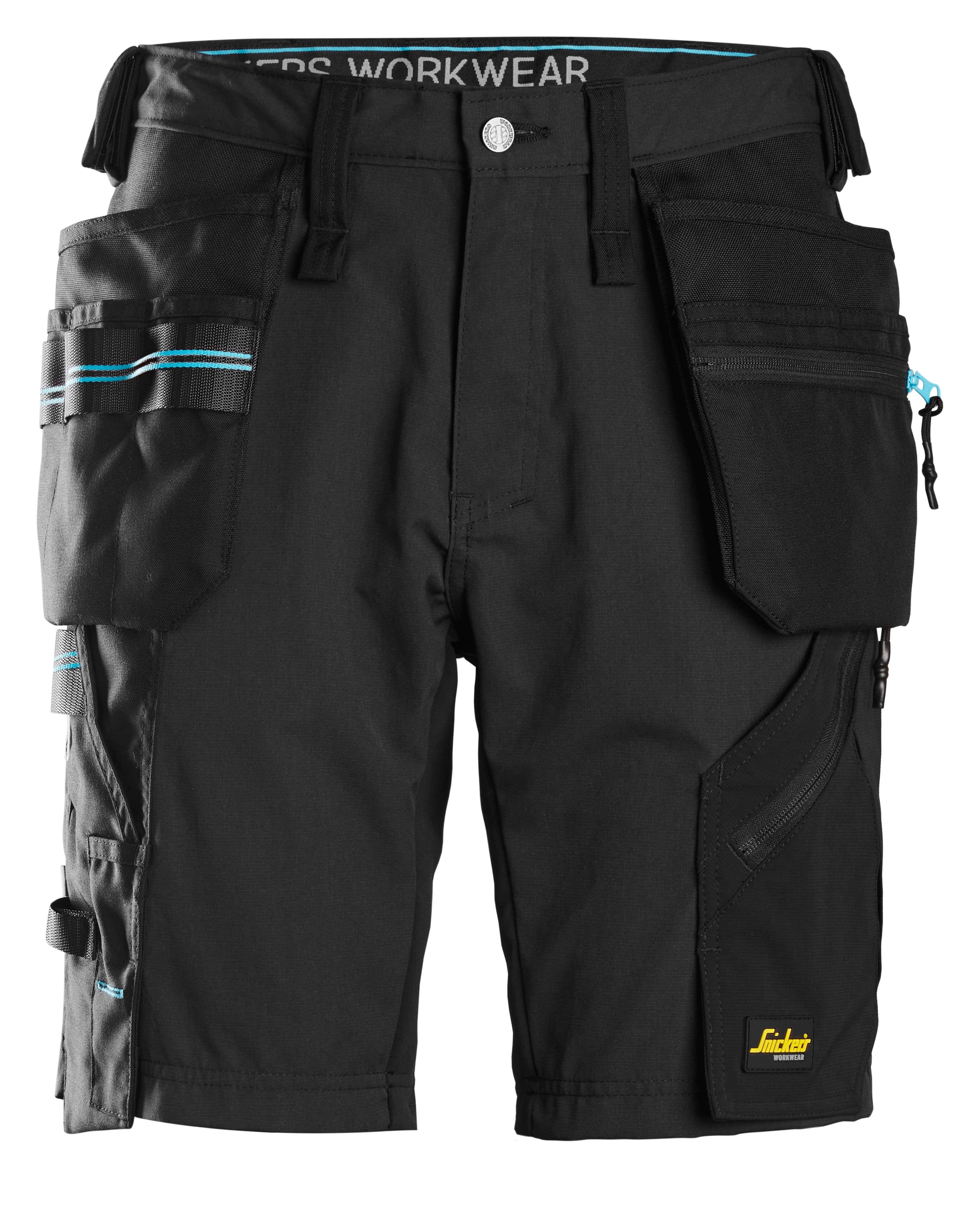 LiteWork, 37.5® Work Shorts Holster Pockets - Black\Black - 0404