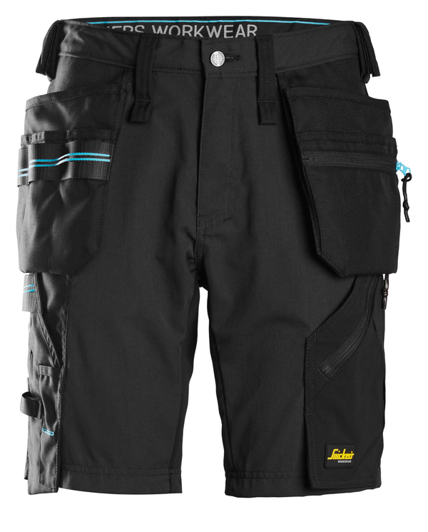 LiteWork, 37.5® Work Shorts Holster Pockets - Black\Black - 0404