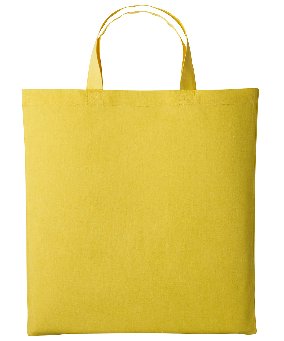 Cotton shopper short handle - Lemon