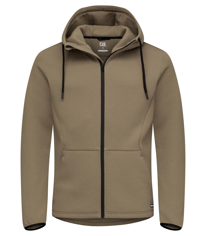 Pemberton Hood Full Zip Men - Khaki