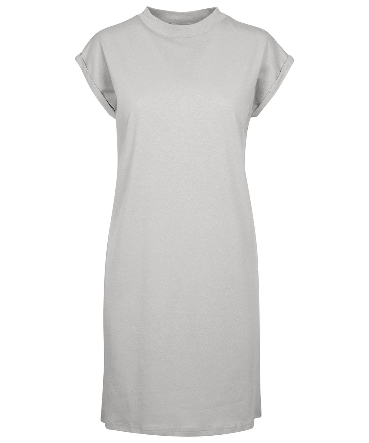 Women's turtle extended shoulder dress - Light Asphalt