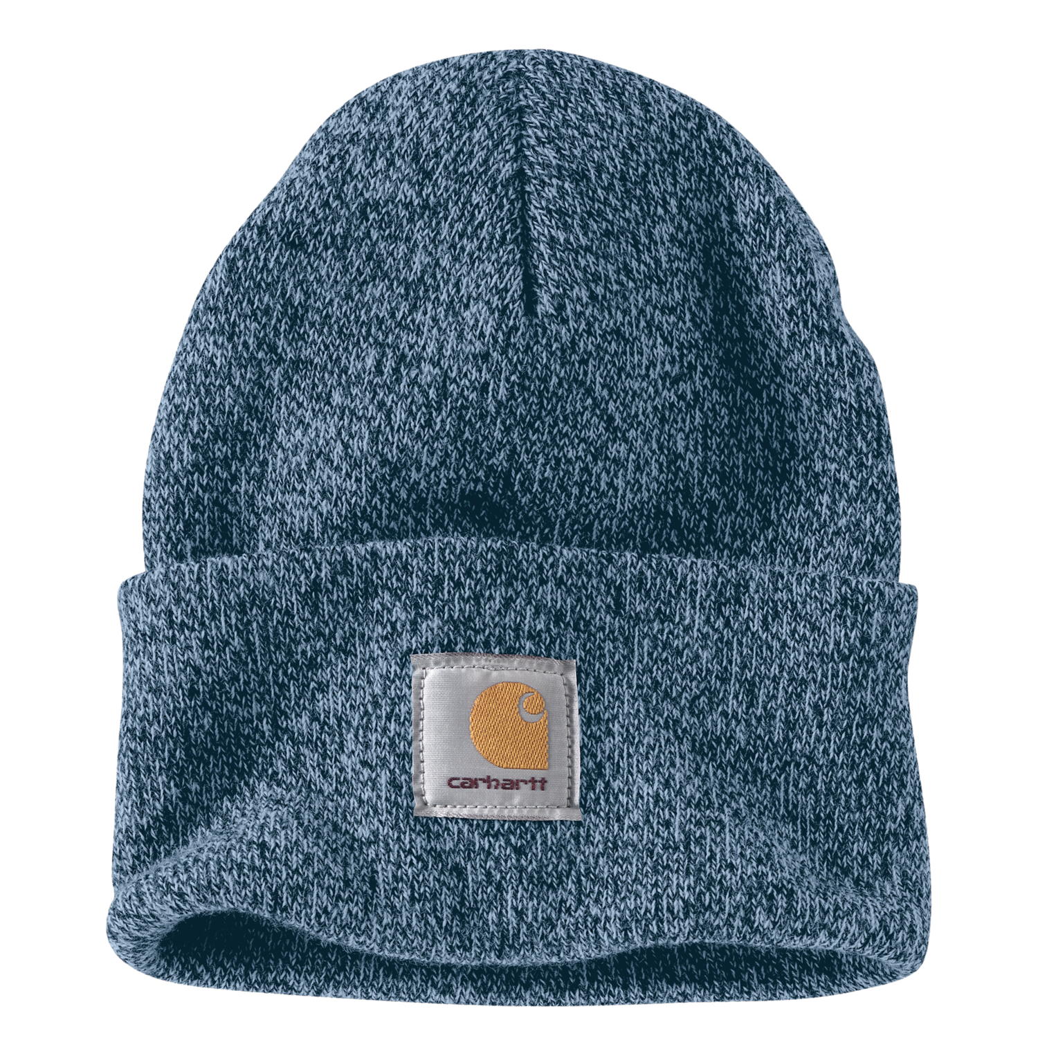 Knit Cuffed Beanie - Night Blue/Alpine Blue Marl