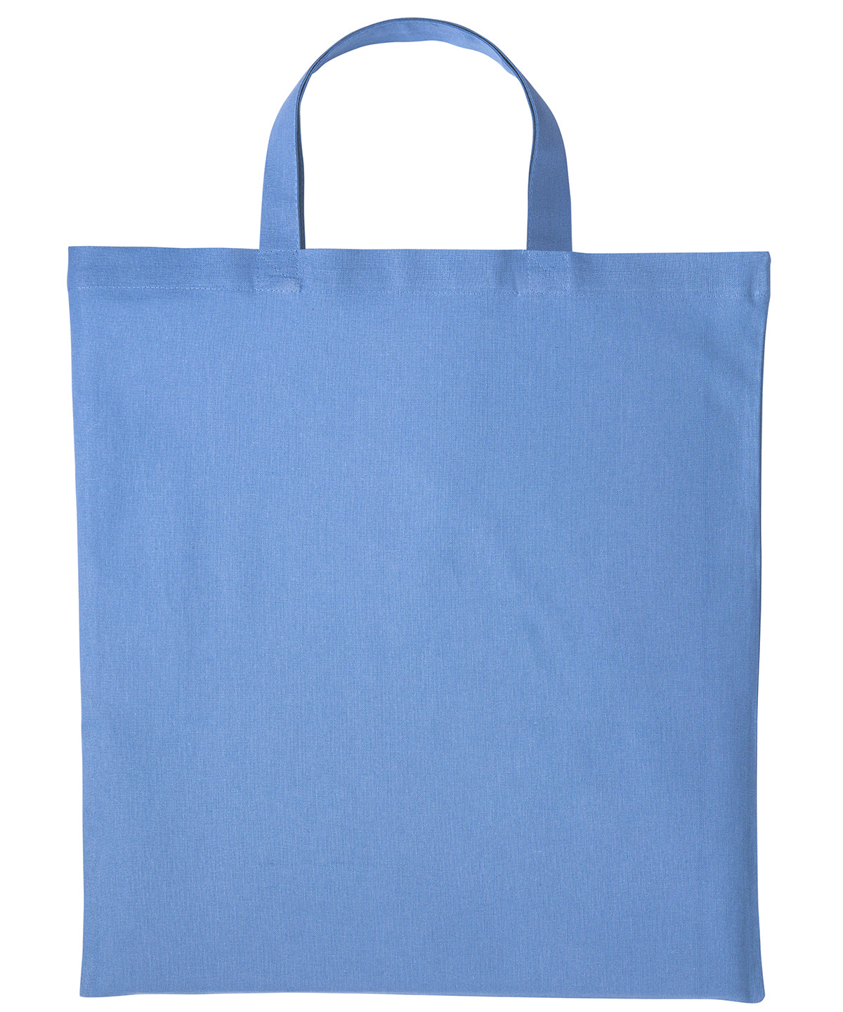 Cotton shopper short handle - Cornflower Blue
