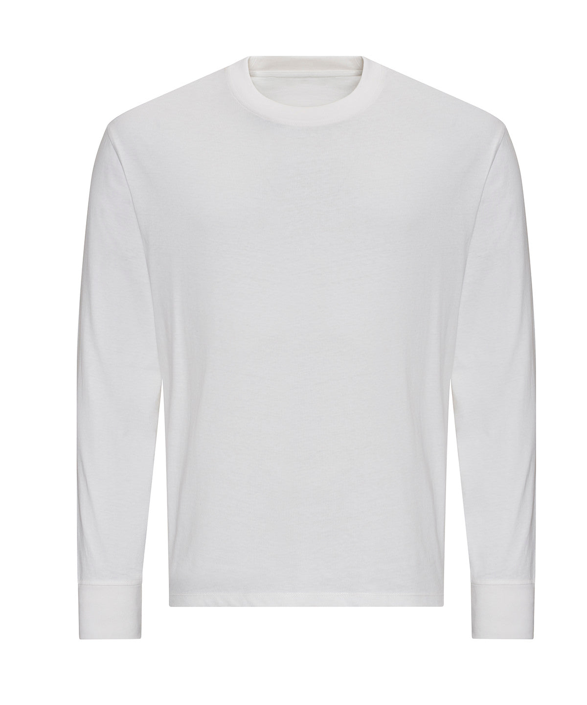 Oversized 100 Long Sleeve T - White