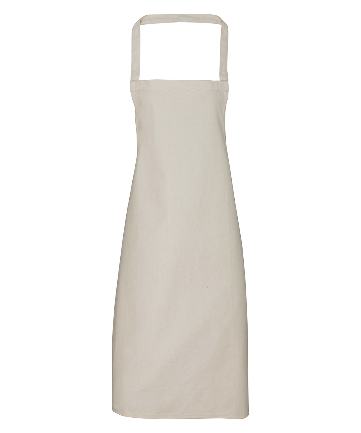 100% Cotton apron - organic certified - Natural