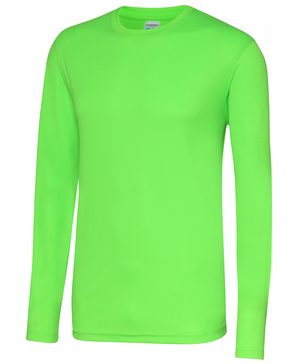 Long sleeve cool T - Electric Green