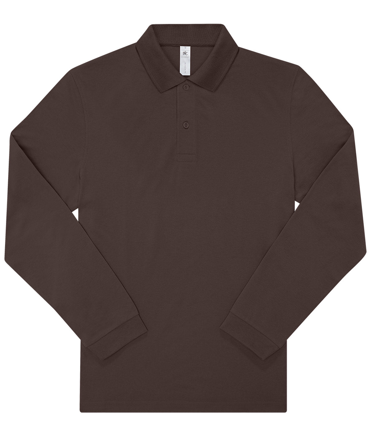 B&C My Polo 180 LSL - Roasted Coffee