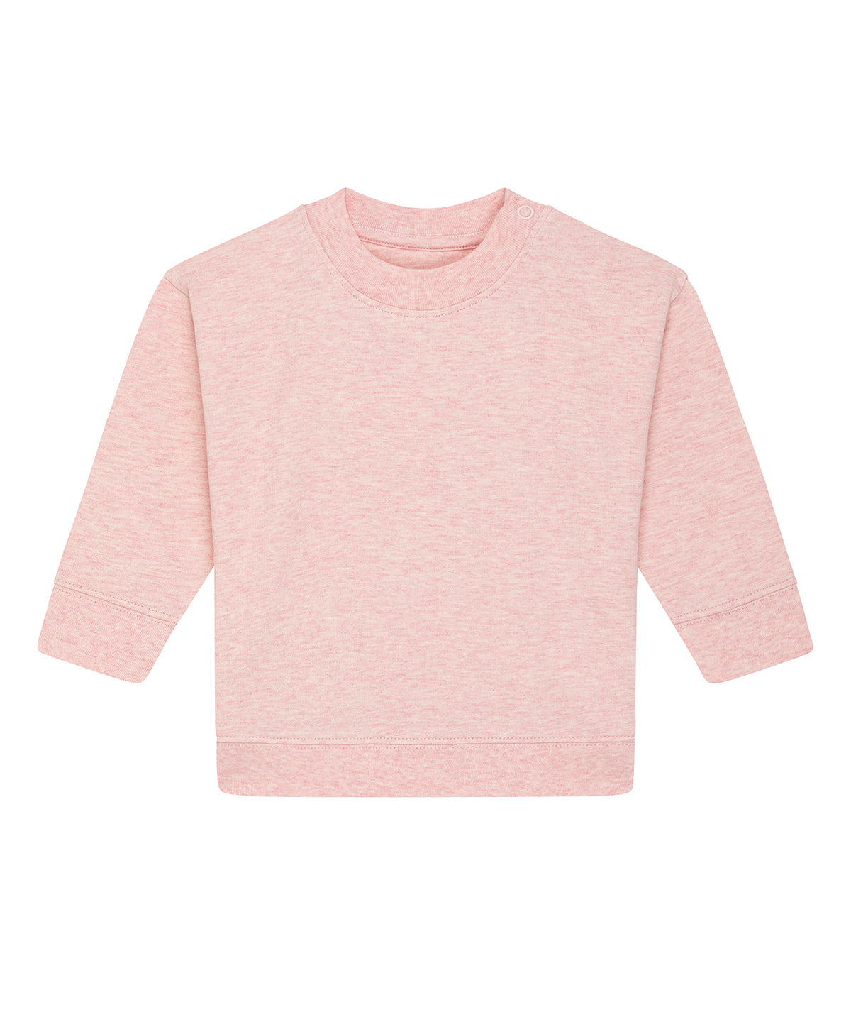 Baby Changer terry crew neck sweatshirt (STSB920) - Cream Heather Pink