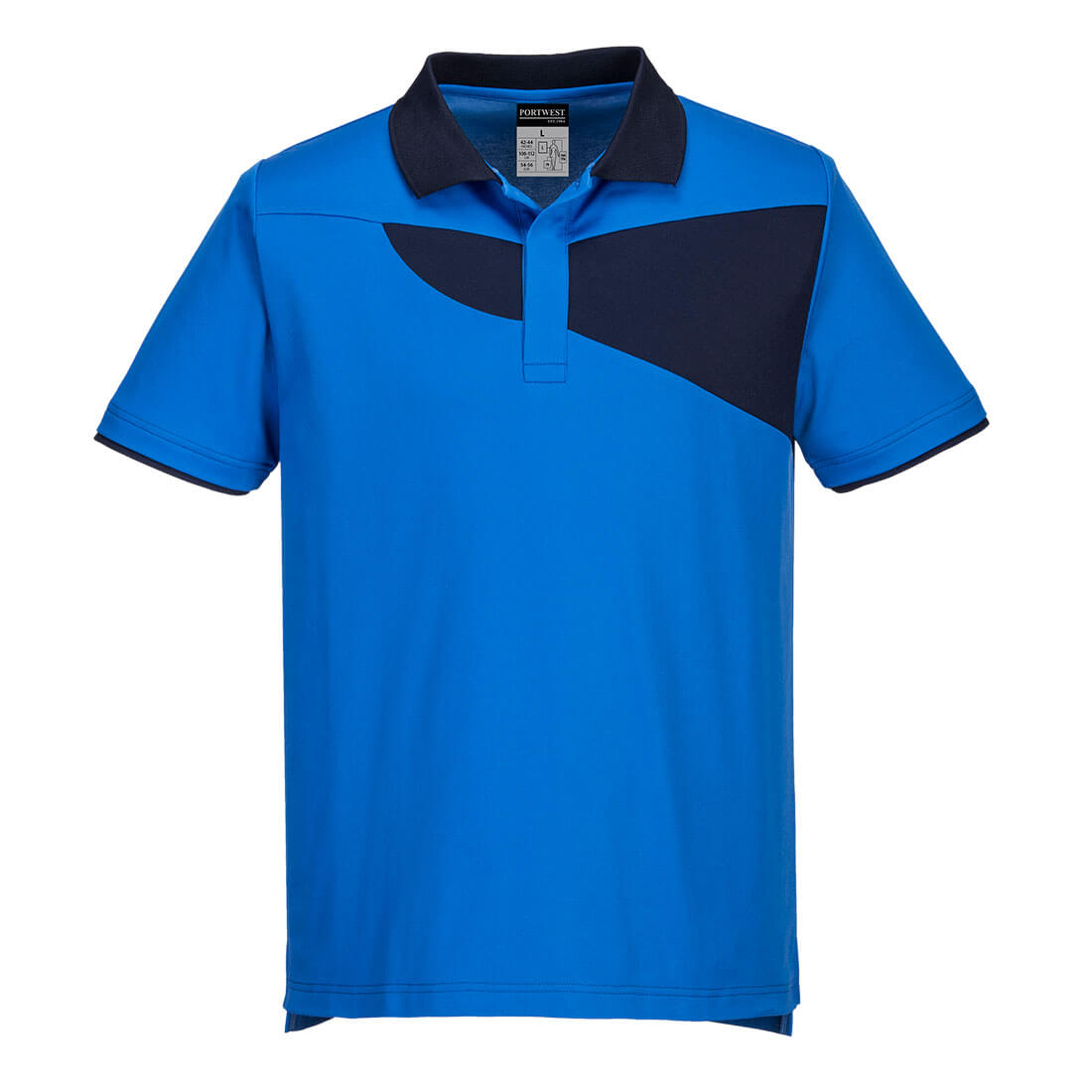 PW2 Polo Shirt S/S - Royal/Navy