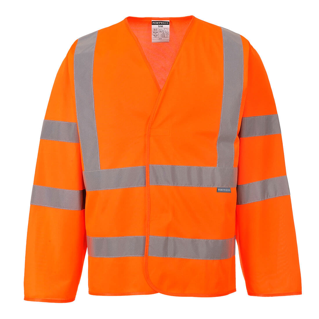 Hi-Vis Band and Brace Jacket L/S  - Orange
