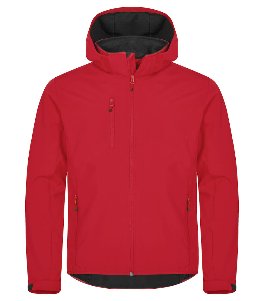 Classic Softshell Hoodie - Red