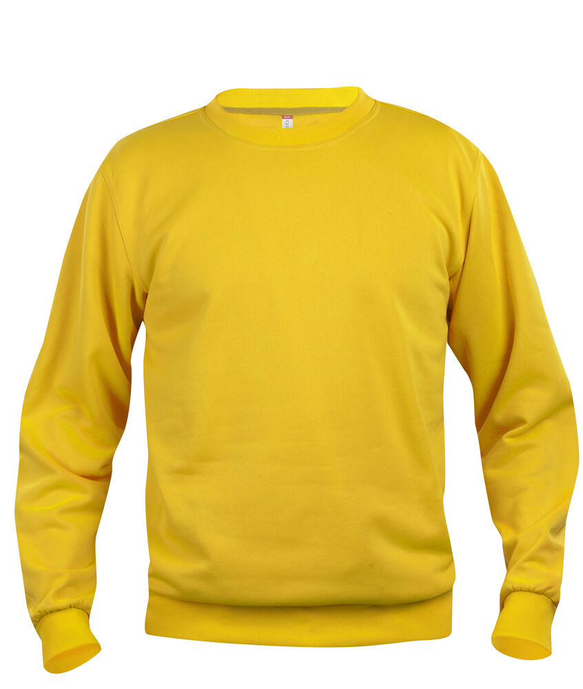 Basic Roundneck Sweatshirt - Lemon