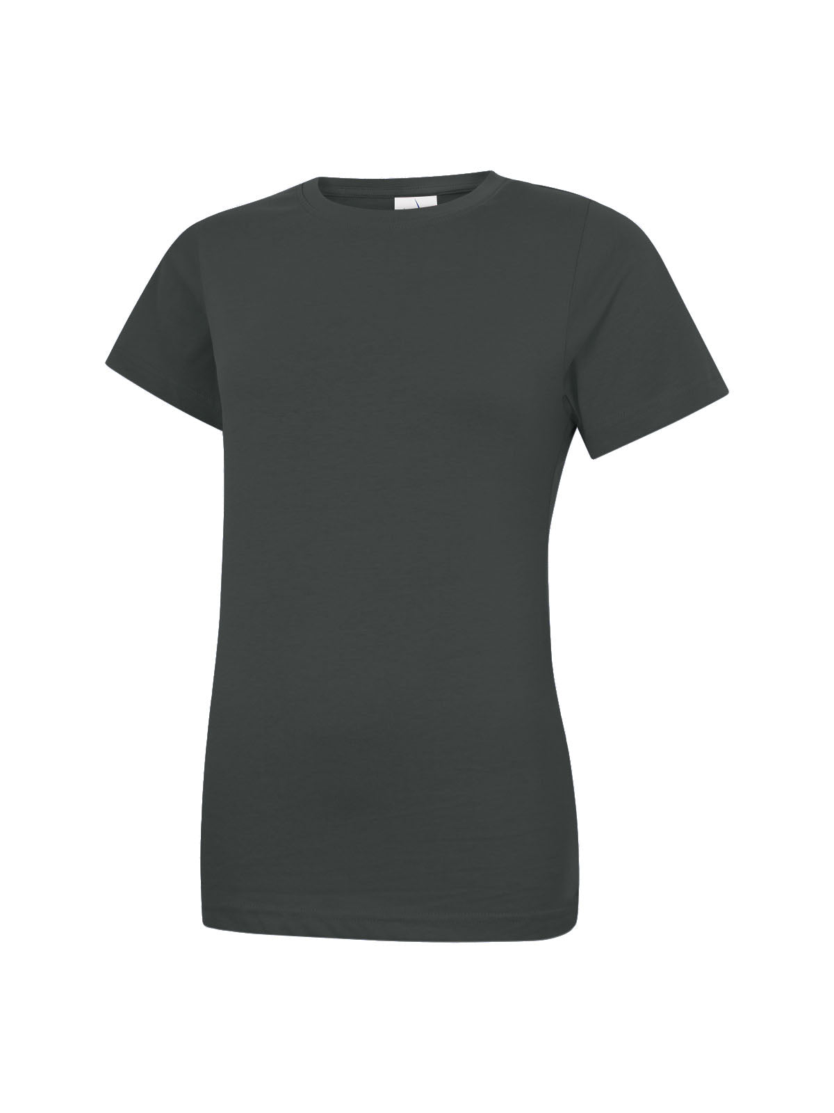 Ladies Classic Crew Neck T-Shirt - Charcoal