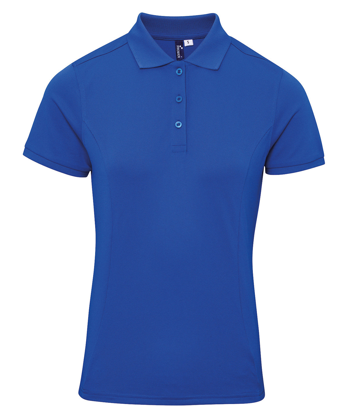 Women's Coolchecker plus piqué polo with CoolPlus® - Royal