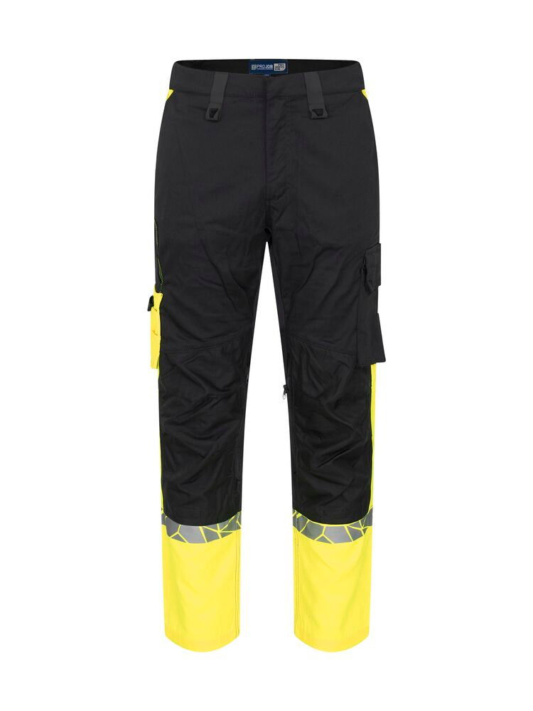 7508 WORKPANT (knee protector pockets)
7508 WORKPANT (knee protector pockets) 9910-VIZ - Black/Yellow
