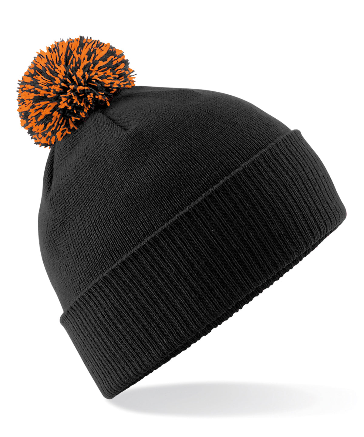 Snowstar® beanie - Black/ Orange