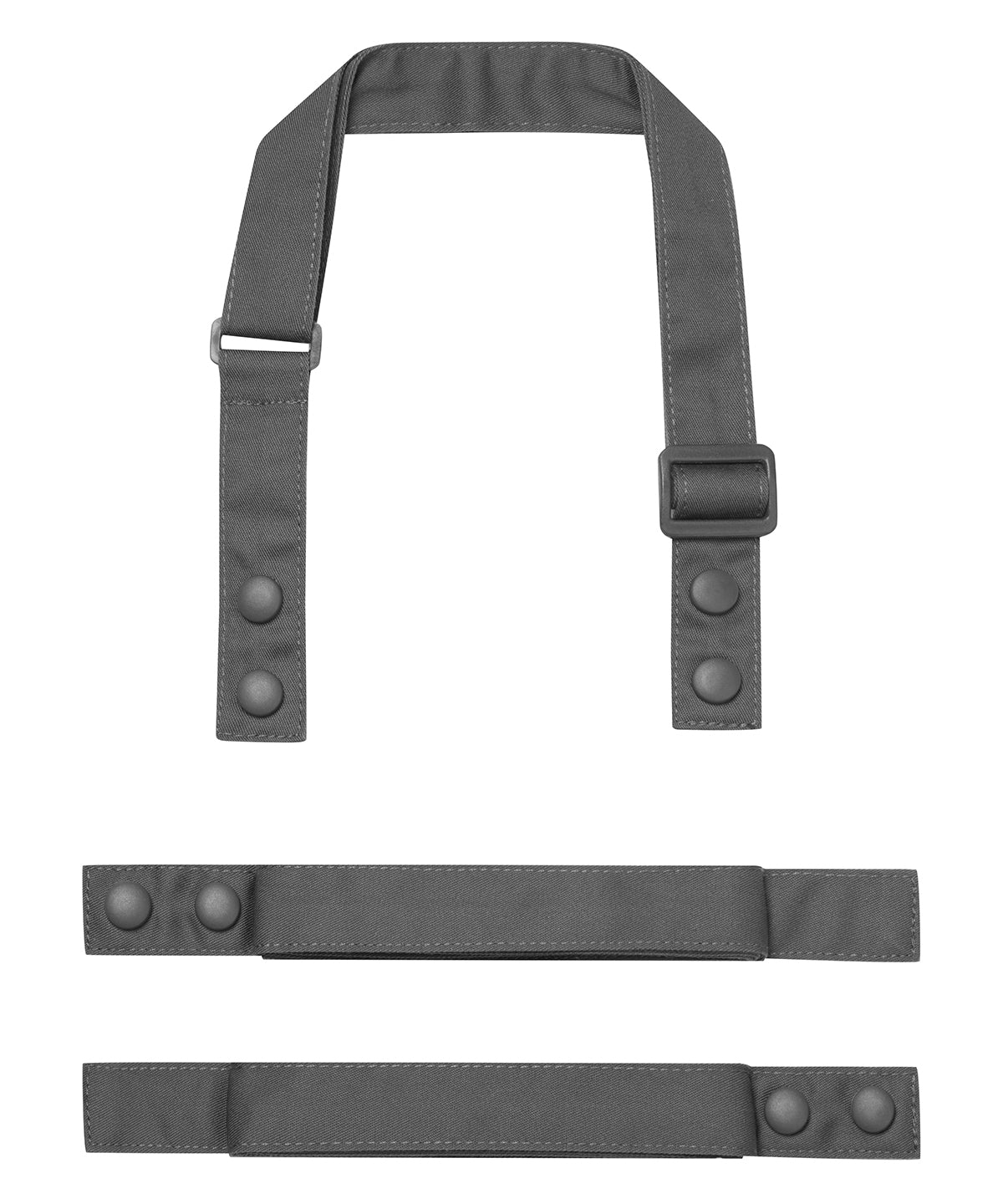 Swap & Pop' Customisable Apron - Straps - Dark Grey