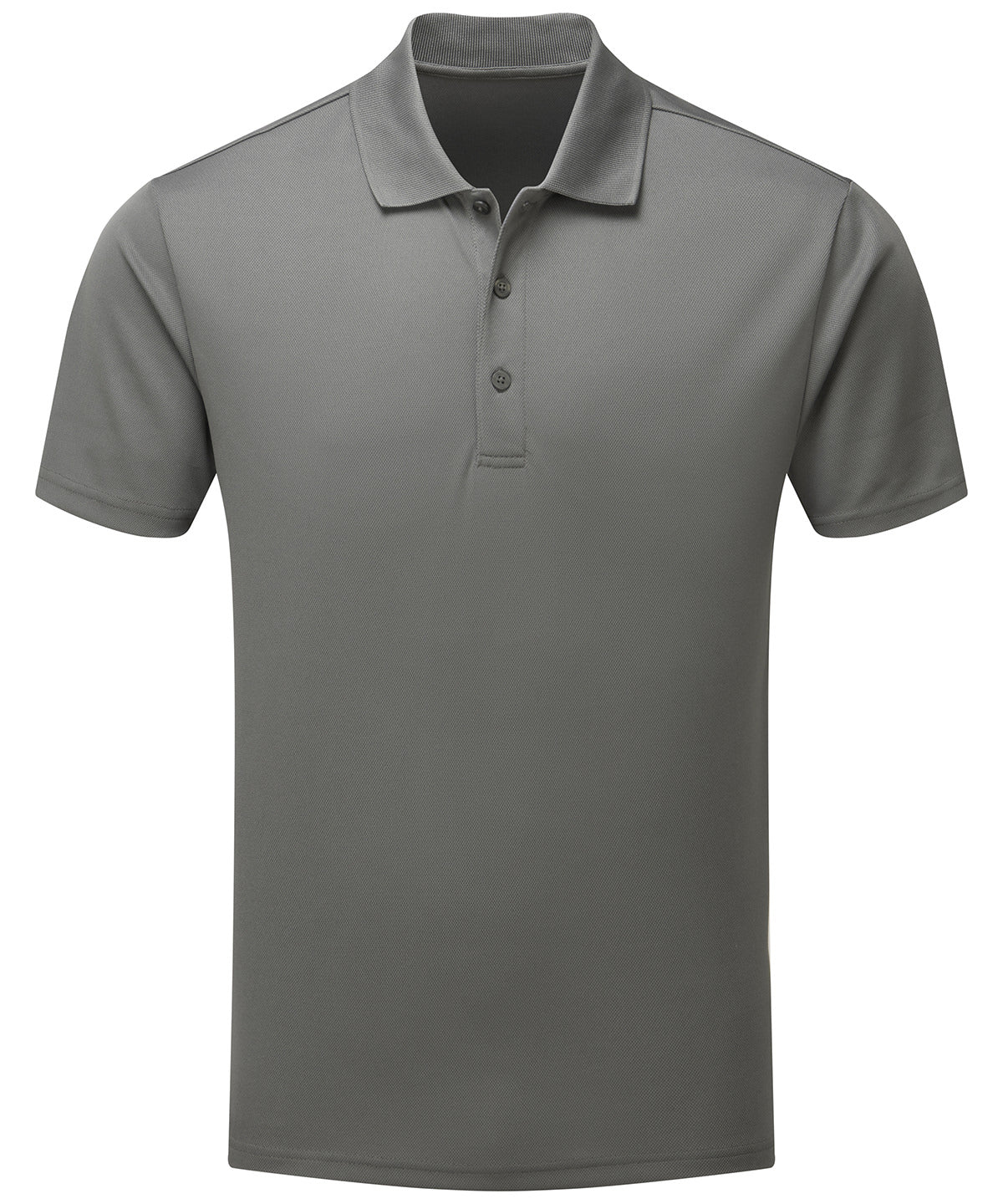 Men's spun dyed sustainable polo shirt - Dark Grey