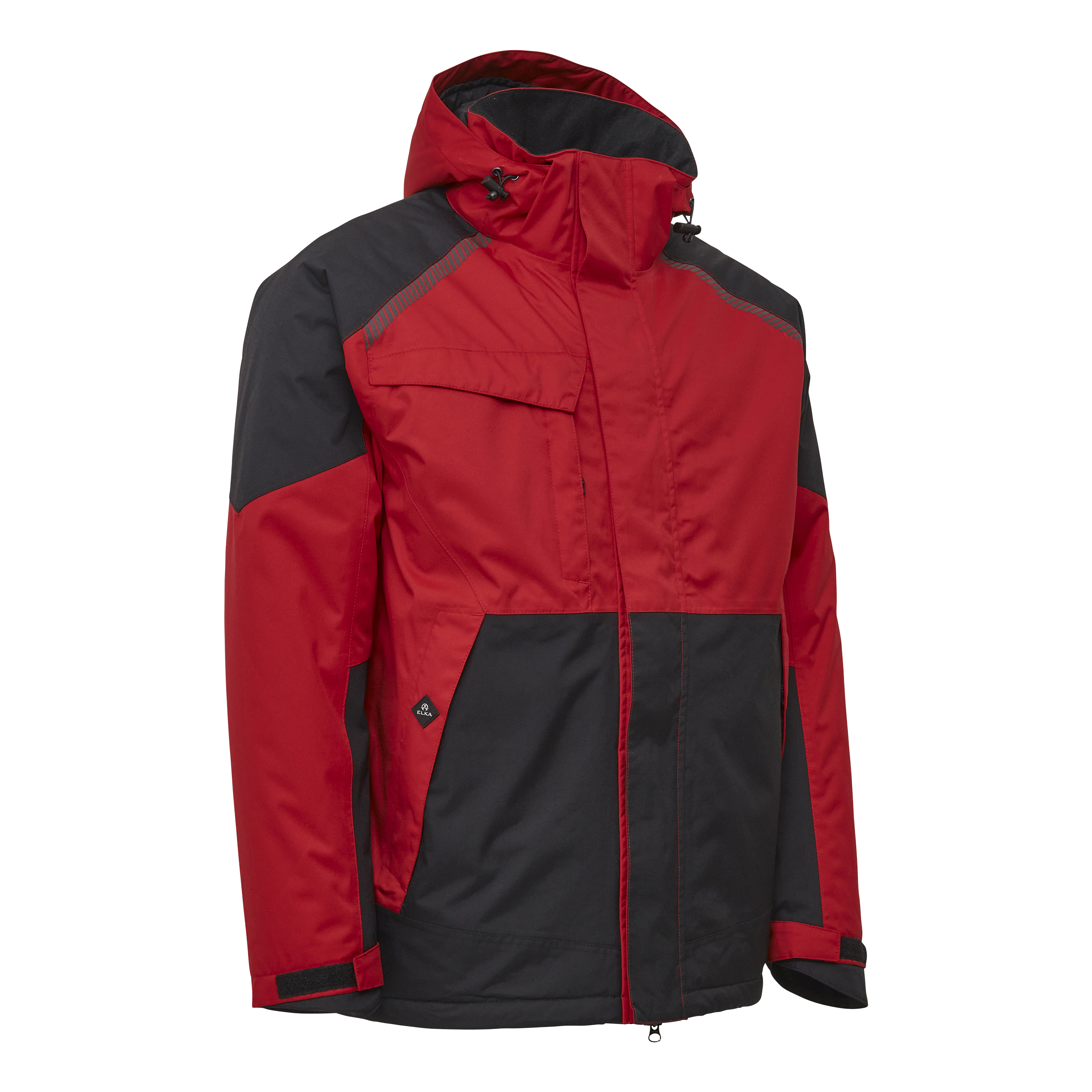 Working Xtreme Stretch Winter Jacket - Red/Black