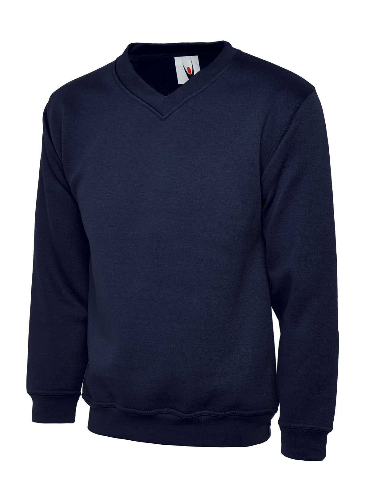 Childrens V Neck Sweatshirt - Navy