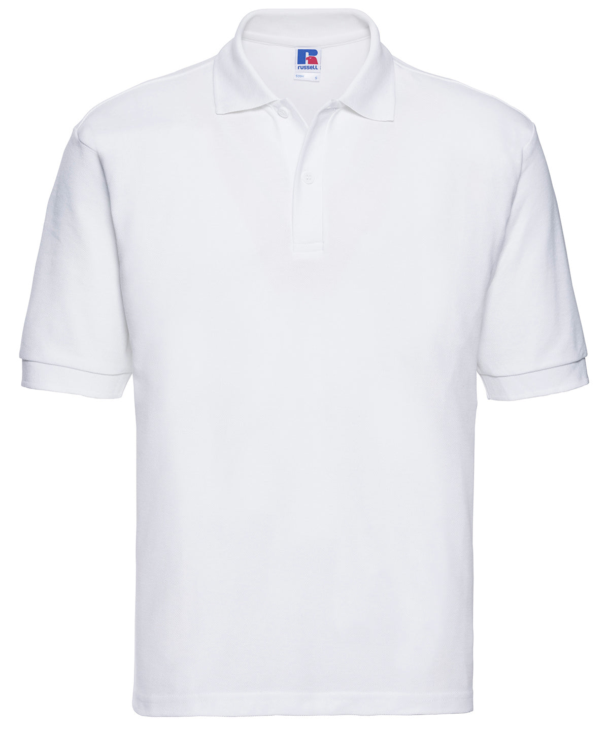 Classic polycotton polo - White