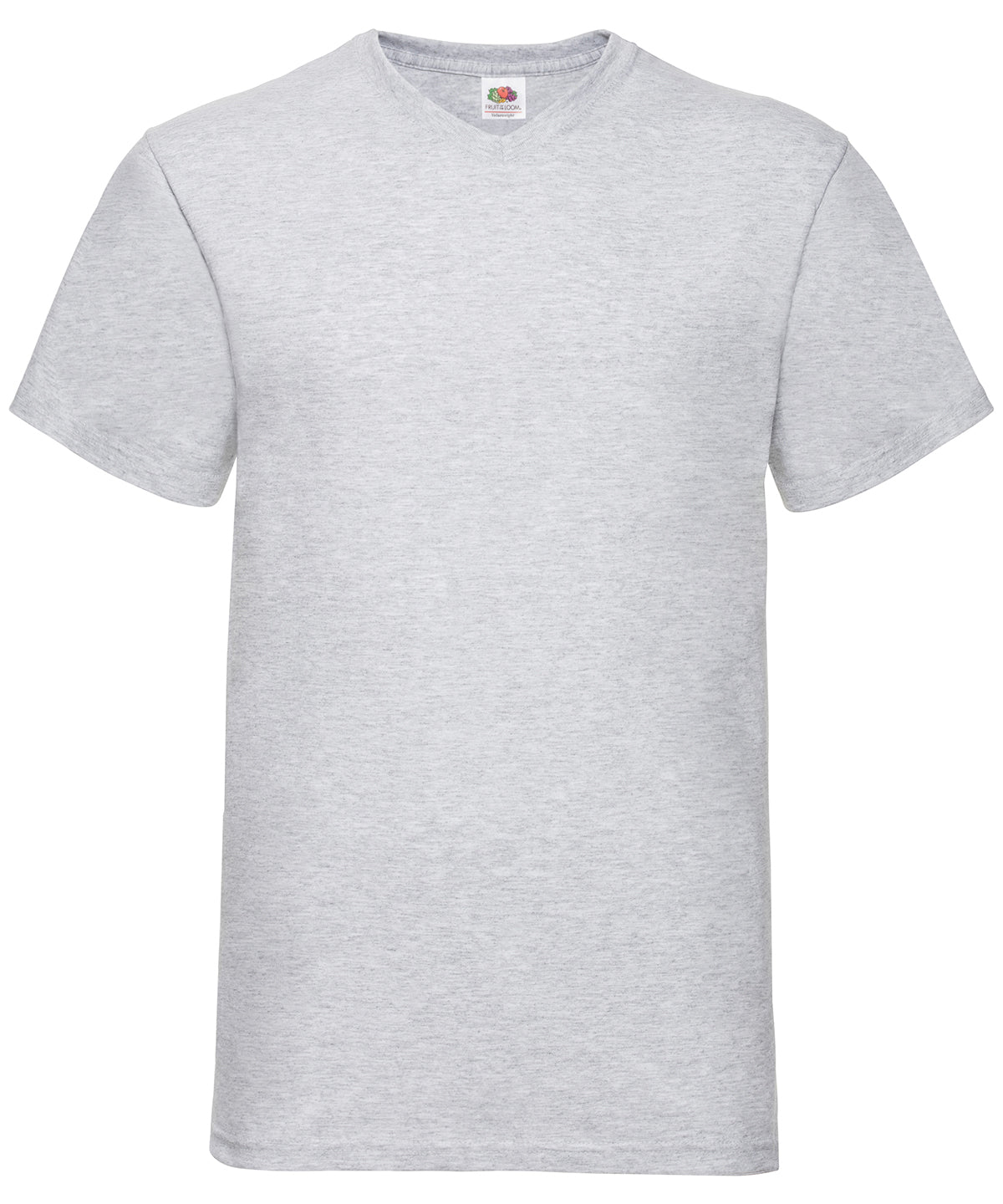 Valueweight v-neck T - Heather Grey