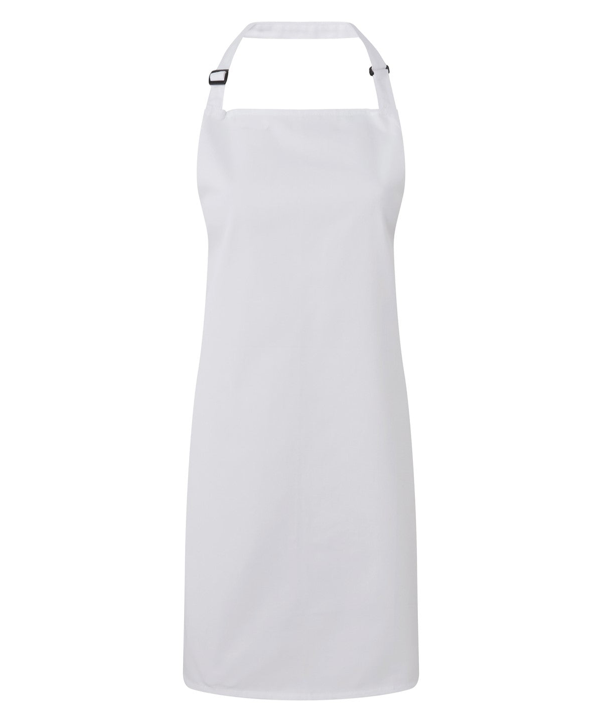 Antimicrobial bib apron - White