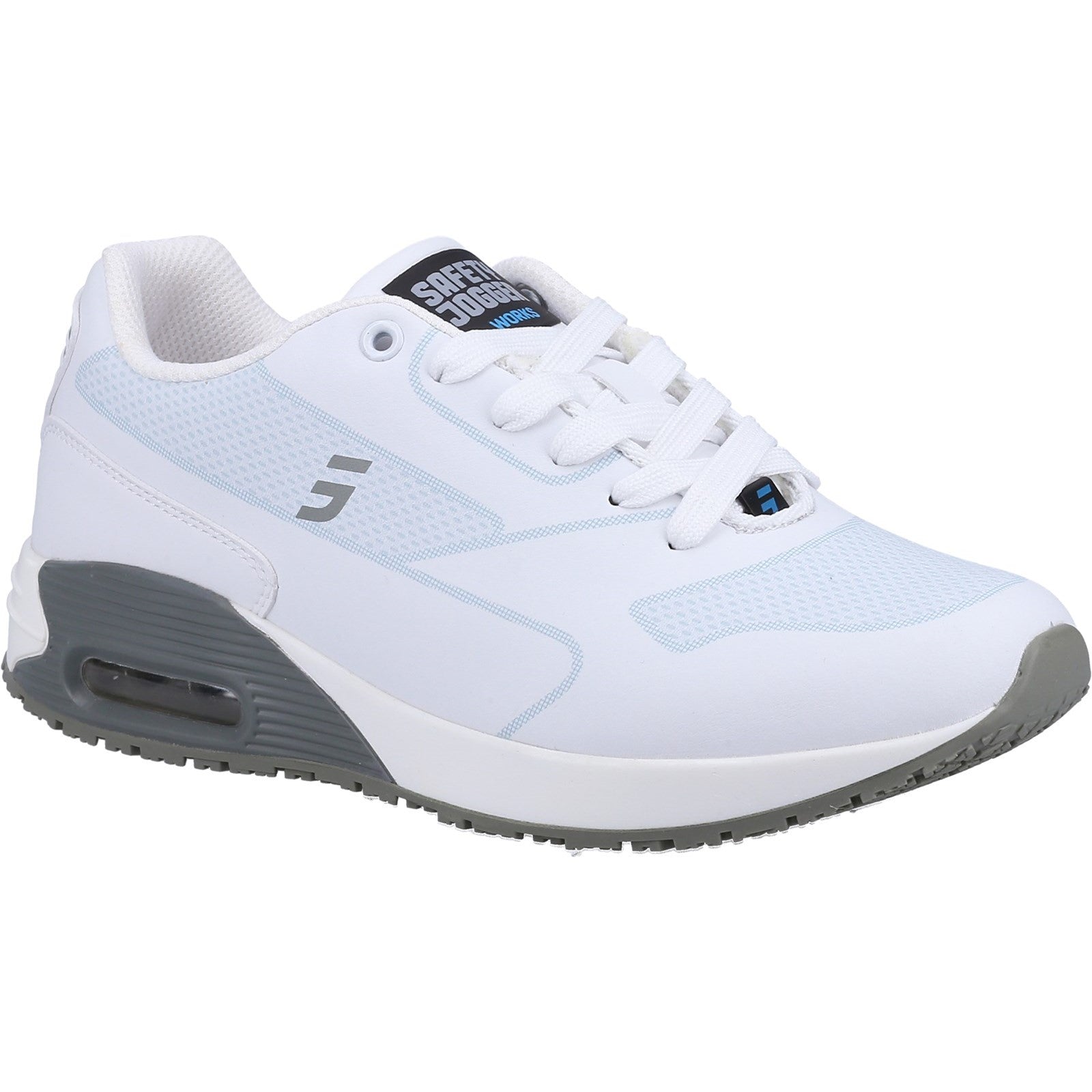 Ela O1 Occupational Footwear - Light Grey