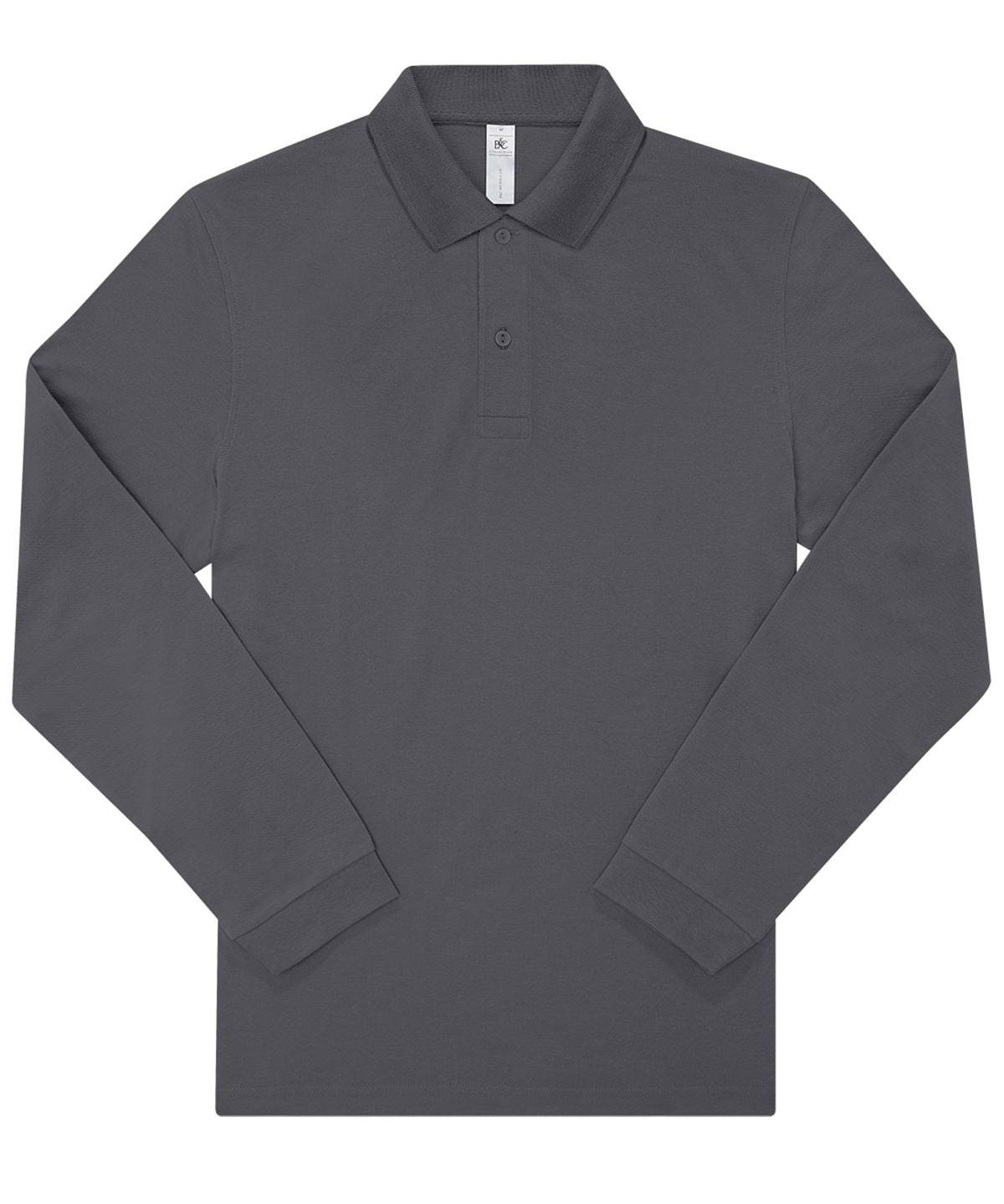 B&C My Polo 210 LSL - Dark Grey