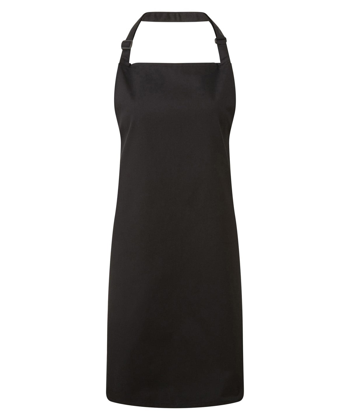 Antimicrobial bib apron - Black